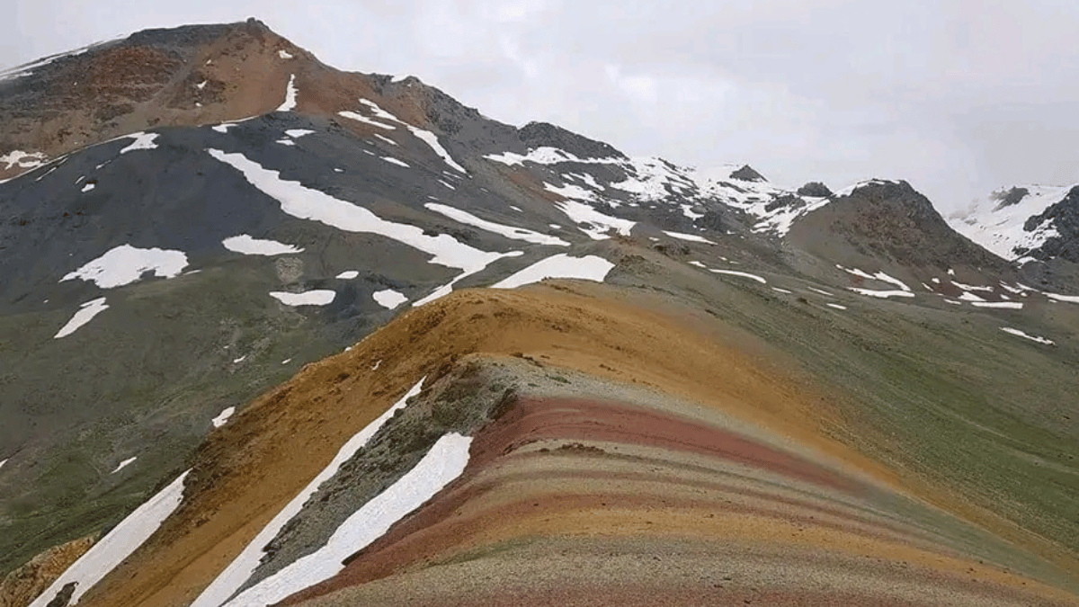 Rainbow Mountain in Yasin Valley